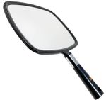 Handheld Mirror Hairdressing Salon & Barber Makeup Square Back Vanity Styling