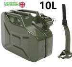 GREEN 10L LITRE JERRY MILITARY CAN FUEL OIL WATER PETROL DIESEL KEROSENE WATER