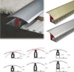 Aluminium Carpet Door Threshold Bar 40mm Adjustable Wood Laminate Tile Trim 92cm