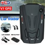 Police Safe Detector Voice Alert Speed 16 Band V7 GPS New Laser 360°. Car Radar