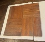 Mahogany Parquet Flooring Reclaimed 1 m2 - 400 individual pieces 120 X 24 mm