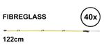 40 x 122cm Electric Fence Fibreglass Self Insulating Post Livestock Equestrian