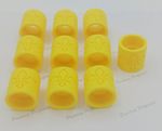 10 x Yellow UK Scout Woggle Plastic 3D Printed Next Day Dispatch Made in UK