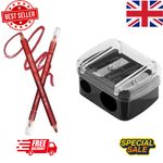 Make Up Sharpener Duo Double Cosmetic Pencil Eyeliner Lip Eye Liner Eyebrow