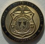 USA Challenge Coin Office of Inspector General Investigations Special Agent 38mm