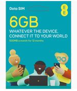 EE Data Sim Preloaded with 6GB - 500MB a month for 12 months PROMO