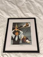 Stephen Hendry Signed Framed Photo Autograph 17 Inches x 21 Inches + COA (ICONS)