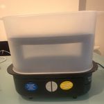 Tommee Tippee Electric Steam Steriliser 6 Bottle 700W Auto Shut-Off Black