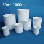 PTFE Beaker 30-1000ml Chemical Resistant Lab Measuring Cup F4 Beaker