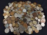 1.9 KILOS BULK FOREIGN COINS -  MIXED WORLD COINS  - FREE POST