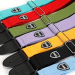Guitar Strap Cotton Heavy Duty Adjustable Comfortable for Bass/Acoustic/Electric