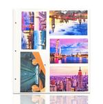 20 Slip in Refill Sheets to Hold 200 Photos for Large Ringbinder 6x4 Photo Album