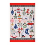Cotton Tea Towel Ulster Weavers Christmas Ornaments 100% Cotton Multi