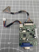 Universal LCD Controller Board VGA With LVDS Ribbon Cable