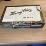Vintage Henry Clay Habana Empty Cigar Box With Original Fold-Out Insert