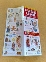 Sticker radio clock 77 advent sticker