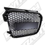 BADGELESS FRONT GRILLE RS STYLE BLACK HONEYCOMB GRILL LOOK FOR AUDI A1 8X 11-15