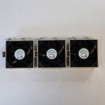 Lot of 3x Nidec UltraFlo V80E12BHA5-57 Fan Modules | 12V DC 0.6A