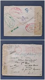 WW2 OPERATION BOLERO 1942 Scarce Malta War Office Censor D-Day London C46