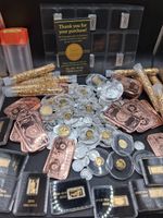 ESTATE SALE, OLD US COINS, GOLD, .999 SILVER BARS, BULLION, RARE COPPER ROUNDS
