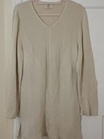Spirit Of The Andes Jumper Cream 100% Pima Cotton Longline Top Size XXL UK 18