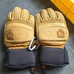 Hestra Fall Line ski Gloves - Size 7 - Cork Brown used, still with original clip