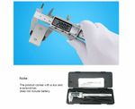 150mm 6'' Digital Vernier Caliper Stainless Steel Micrometer LCD Gauge Measuring