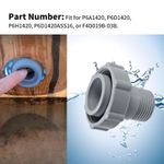 Pool Drain Fitting Connects Pools Drain Hose Adapter Ground Pool Drain Adapter