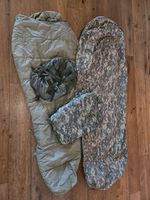 USGI ACU Bivy Cover + Intermediate Cold Weather Sleeping Bag +Stuff Sack +Woobie
