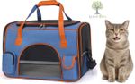 Fabric Pet cat Carrier Crate Travel Bag Pet Cage Pet Bag Kitten Training Bundle
