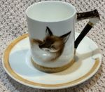 Reynard The Fox  Royal Doulton Demitasse Cup and Saucer #1