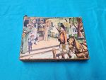 Antique 19th century victorian downtown Wood wooden jigsaw puzzle 1800s RARE