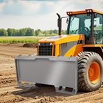 Metal Quick Tach Mount Plate Skid Steer Loader Bucket Plate Attachment 1/4"Thick