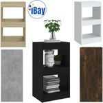 Book Cabinet Storage Bookshelf Display Racks Multicolor Engineered Wood vidaXL