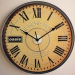 Handmade Oasis - Be Here Now CD Art 12" Vinyl LP Record Clock, gallagher