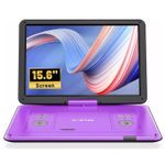 Boifun 17.5'' Portable DVD Player with 15.6" Large Swivel Screen, Region Free UK