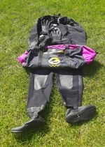 Gates PRO VSN 1100 Membrane Drysuit Blue/Black, Size Large