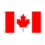 Canada Flag 5ft x 3ft 150cm x 90cm Large Outdoor Indoor Banner Polyester