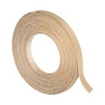 1/2 Inch x 49ft Wood Veneer Edge Banding, Iron on White Oak Edging Strips