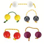 Traditional African Shakers Rhythm Percussion Fingertip Ball Instrument