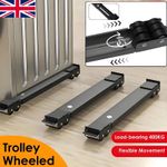 Pack of 2 Heavy Duty Appliance Rollers Trolley Washing Machine Dryer Easy Move