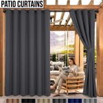 Outdoor Curtains Blackout Large Heavy Drapes Garden Patio Panels