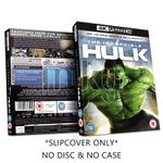 The Incredible Hulk 4K Ultra Bluray Slipcover Only Custom Handmade (NO DISC)