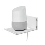 Hangman Smart Device Floating Wall Shelf White For Alexa, Google Home Etc