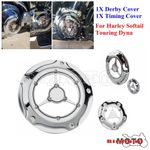 Motorcycle Parts Derby Timer Clutch Timing Cover For Harley Touring Dyna Softail