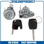 Front Left Door Lock Barrel Cylinder Ignition Switch For 2009-2013 Ford Fiesta