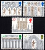 GB 1989 Christmas: Ely Cathedral set SG 1462-1466 MNH mint *COMBINED POSTAGE*
