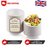 Bagasse Disposable Bowls for Hot Food Biodegradable Eco Friendly Party Bowls