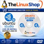 Ubuntu Studio 22.04 LTS DVD (64-Bit) -  Live Bootable Linux Install
