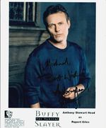Anthony Head Buffy the vampire slayer hand signed vintage photo
